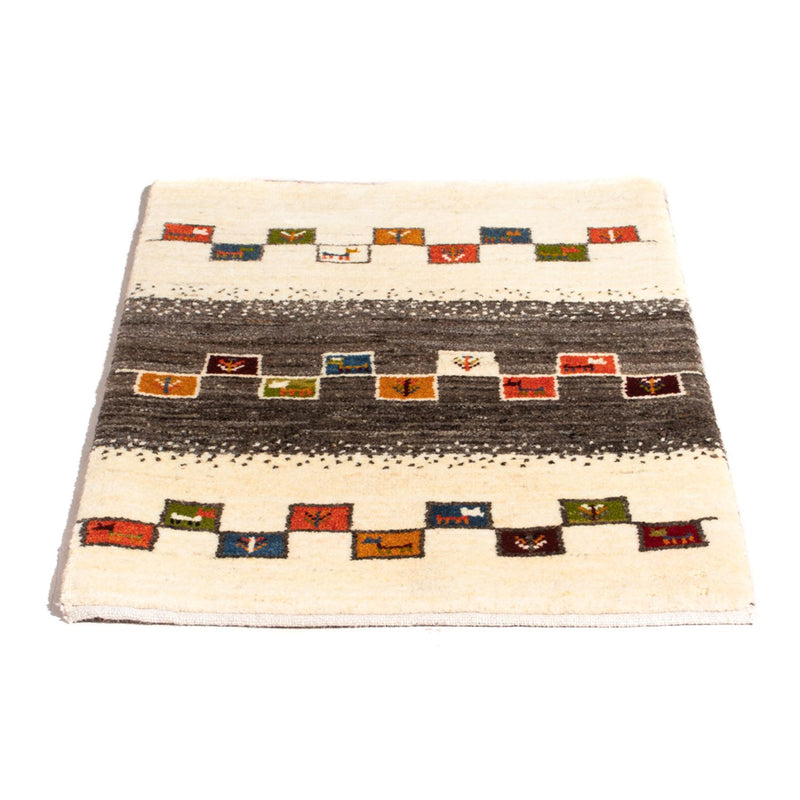 Tapis Gabbeh - Persan - 92 x 63 cm - multicolore