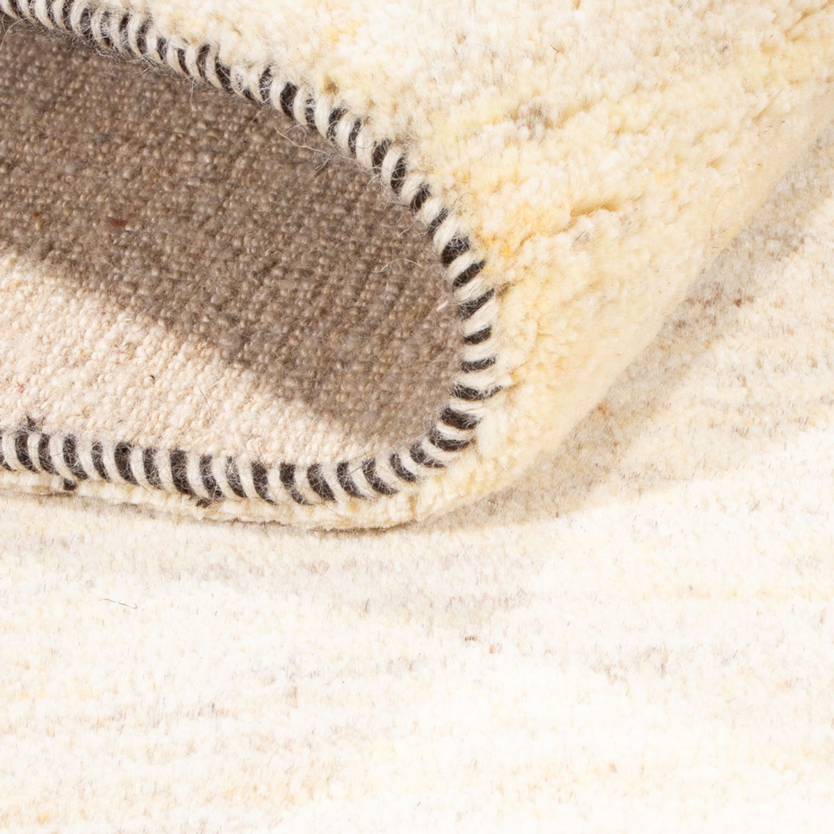 Tapis de couloir Tapis Gabbeh - Persan - 196 x 84 cm - beige