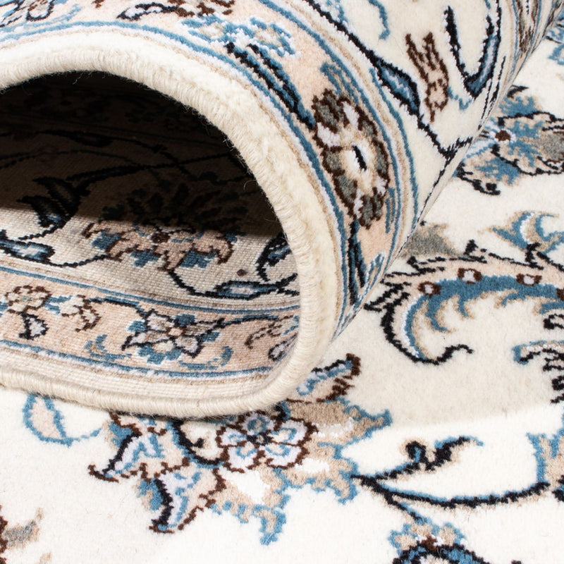Tapis persan - Nain - 243 x 166 cm - crème