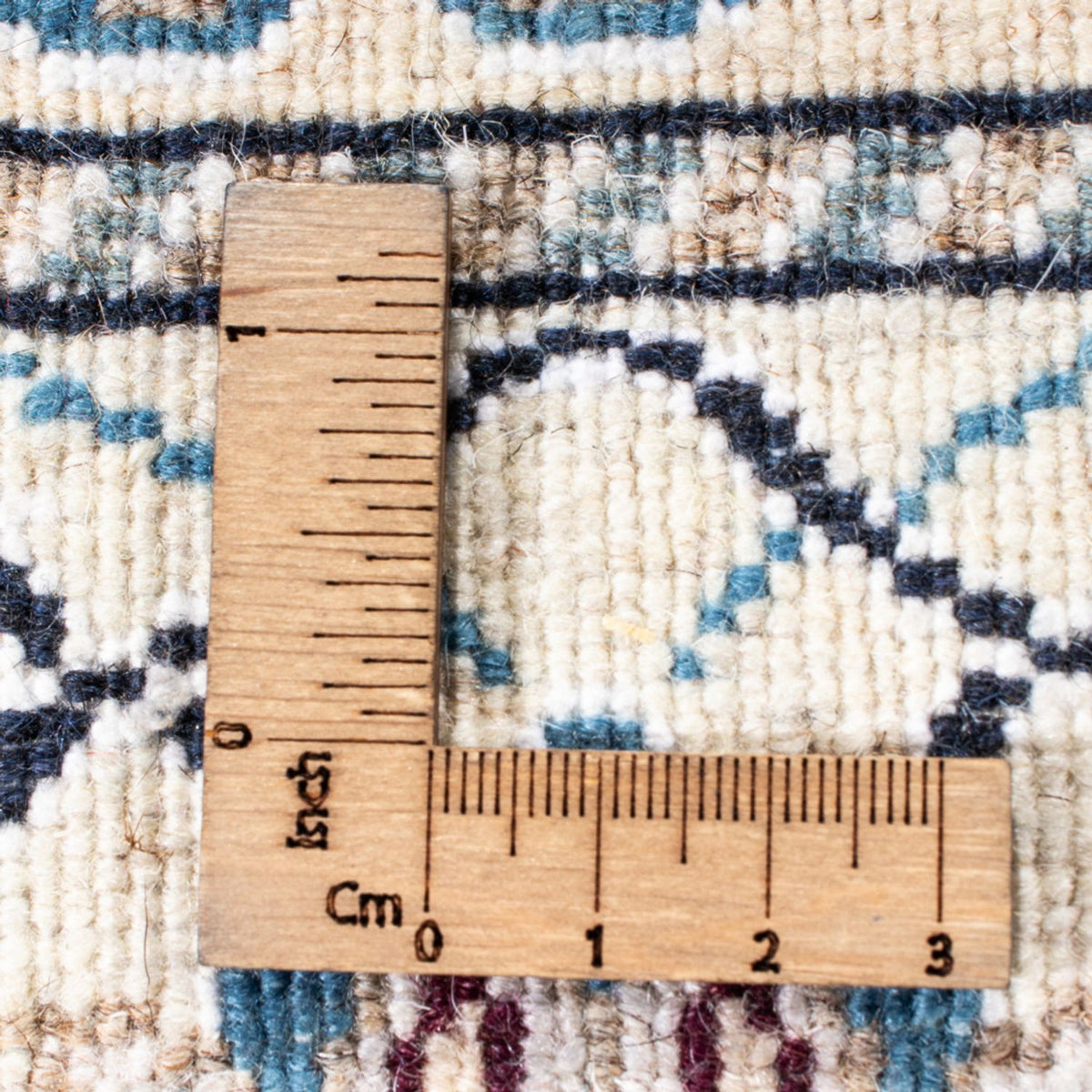 Tapis persan - Nain - 236 x 168 cm - bleu foncé