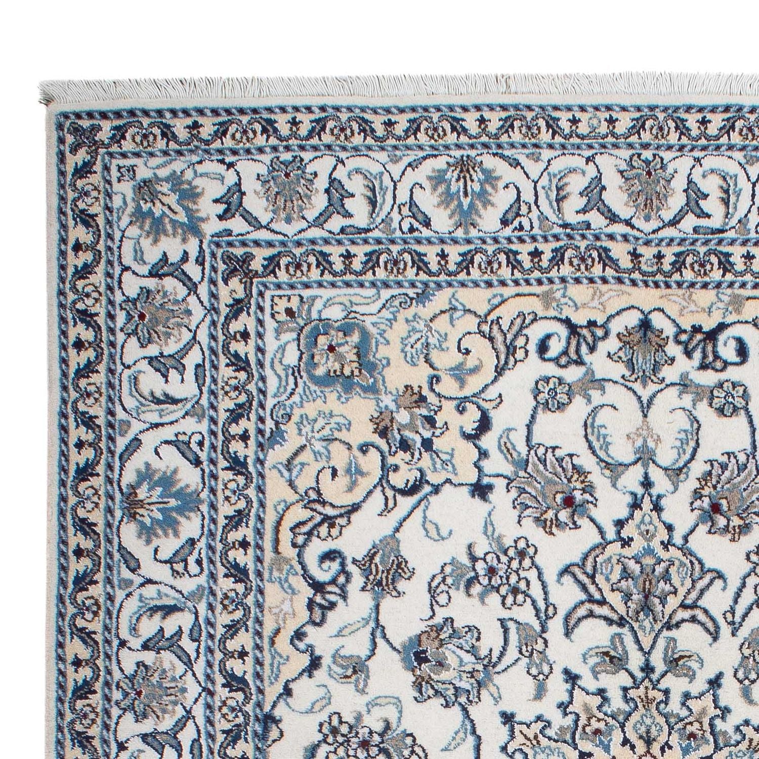 Tapis persan - Nain - 198 x 149 cm - beige