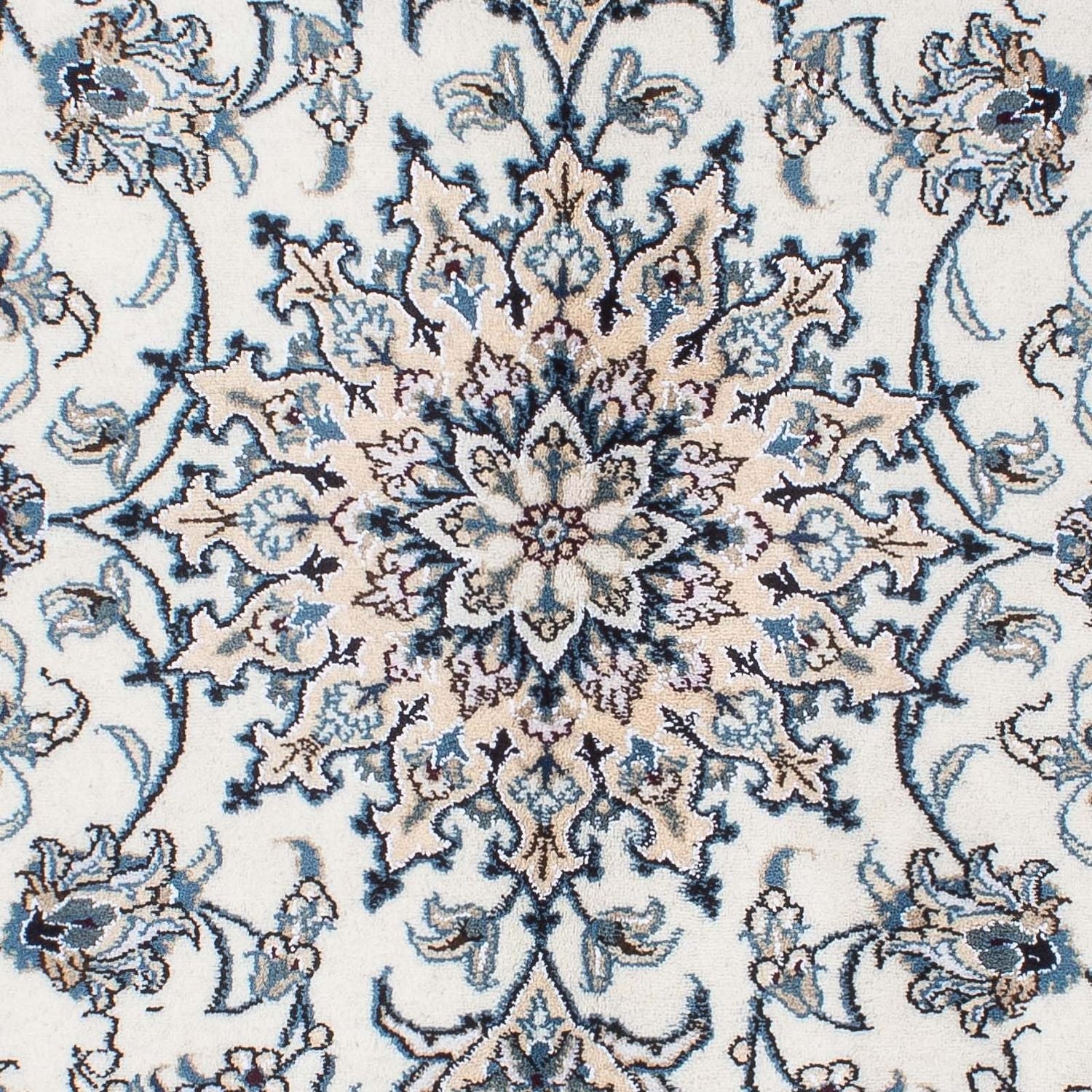 Tapis persan - Nain - 197 x 150 cm - beige