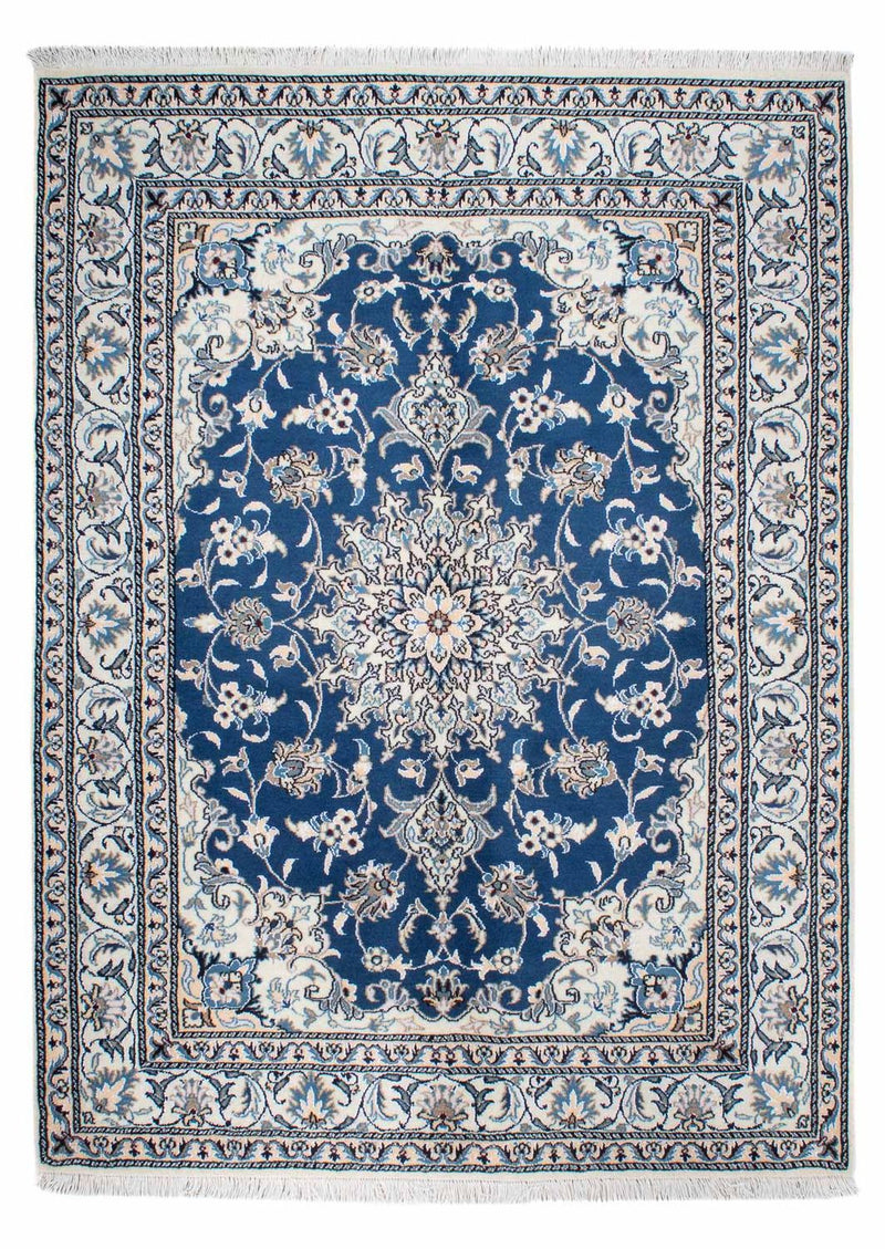 Tapis persan - Nain - 200 x 145 cm - bleu