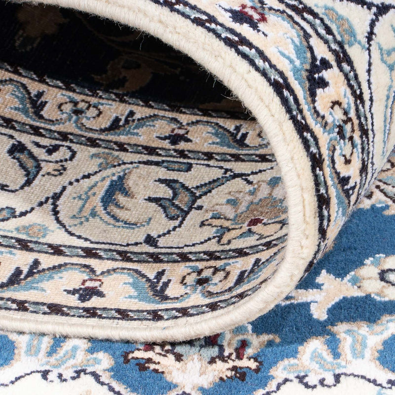 Tapis persan - Nain - 200 x 145 cm - bleu