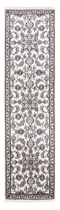 Tapis de couloir Tapis persan - Nain - 290 x 76 cm - crème