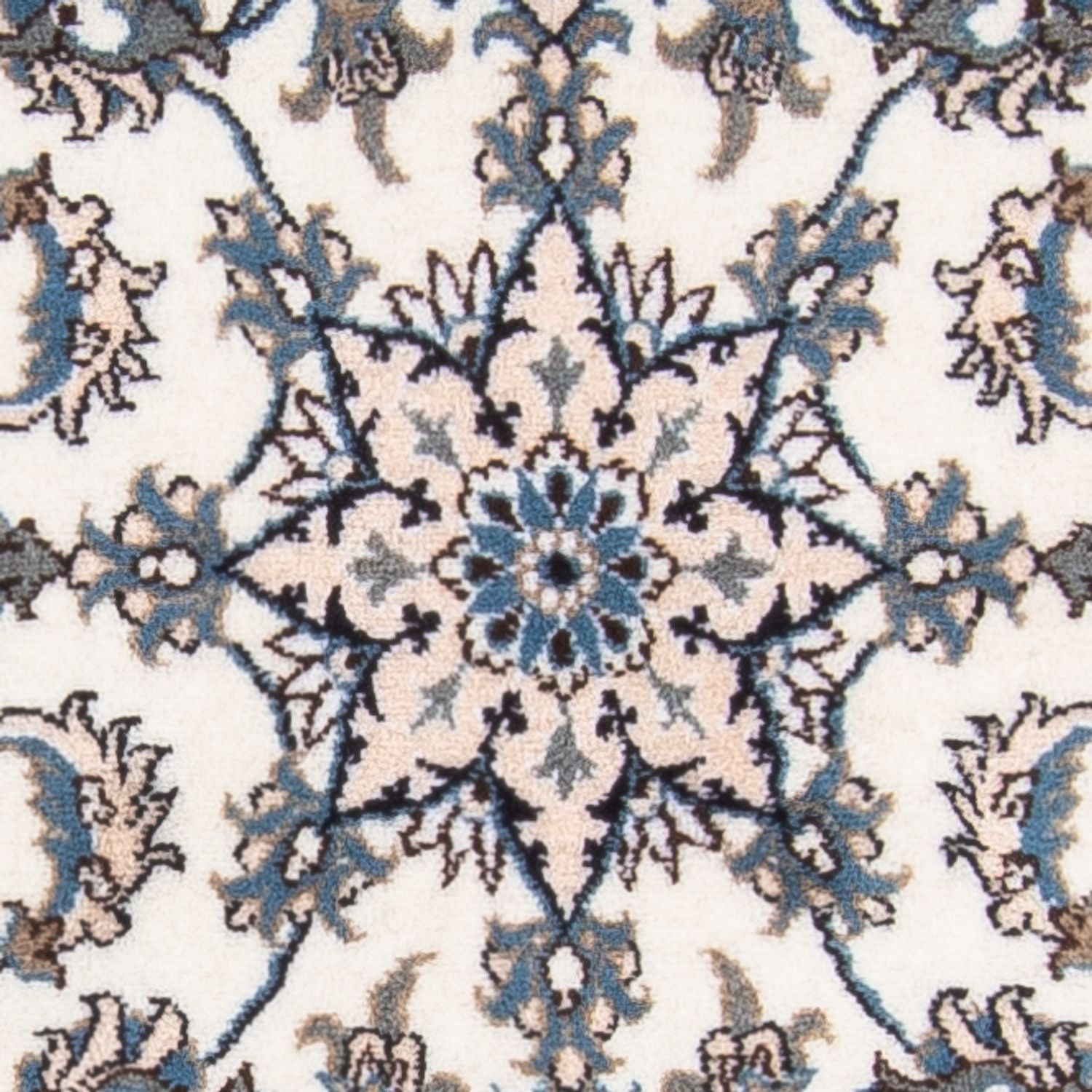 Tapis de couloir Tapis persan - Nain - 290 x 76 cm - crème