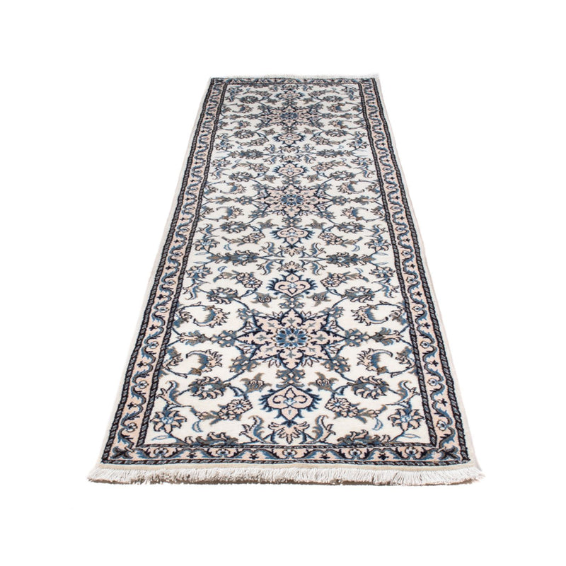 Tapis de couloir Tapis persan - Nain - 290 x 76 cm - crème