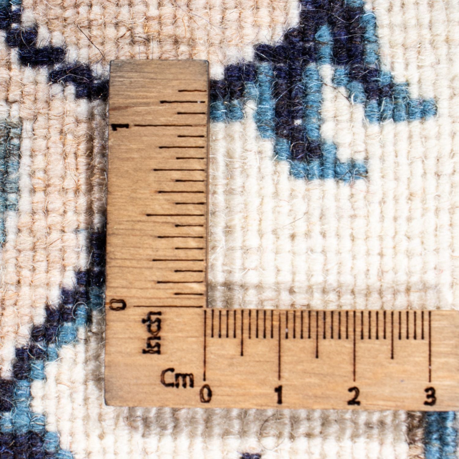 Tapis de couloir Tapis persan - Nain - 290 x 76 cm - crème