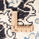 Tapis persan - Nain - 90 x 60 cm - bleu foncé