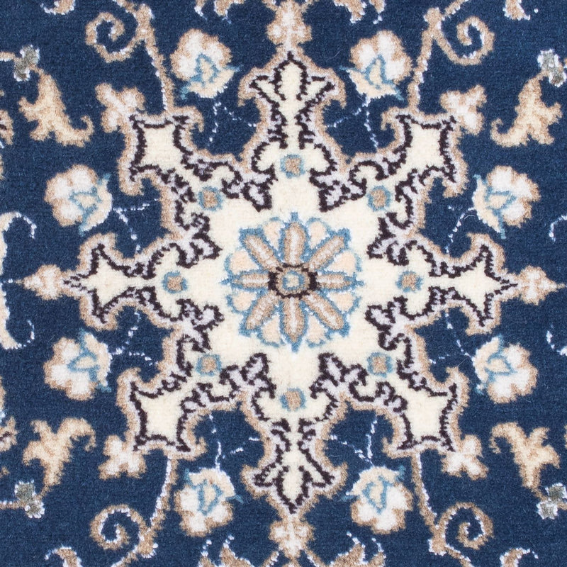 Tapis persan - Nain - 90 x 60 cm - bleu