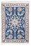 Tapis persan - Nain - 90 x 60 cm - bleu