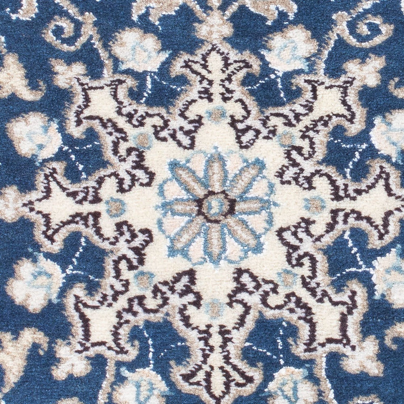 Tapis persan - Nain - 90 x 60 cm - bleu