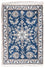 Tapis persan - Nain - 90 x 60 cm - bleu