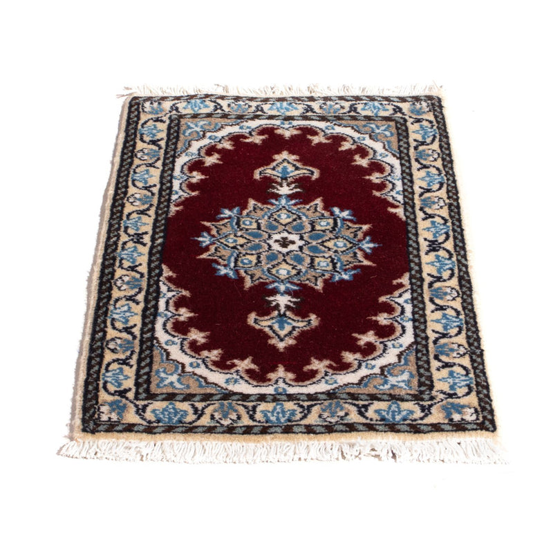 Tapis persan - Nain - 60 x 40 cm - rouge