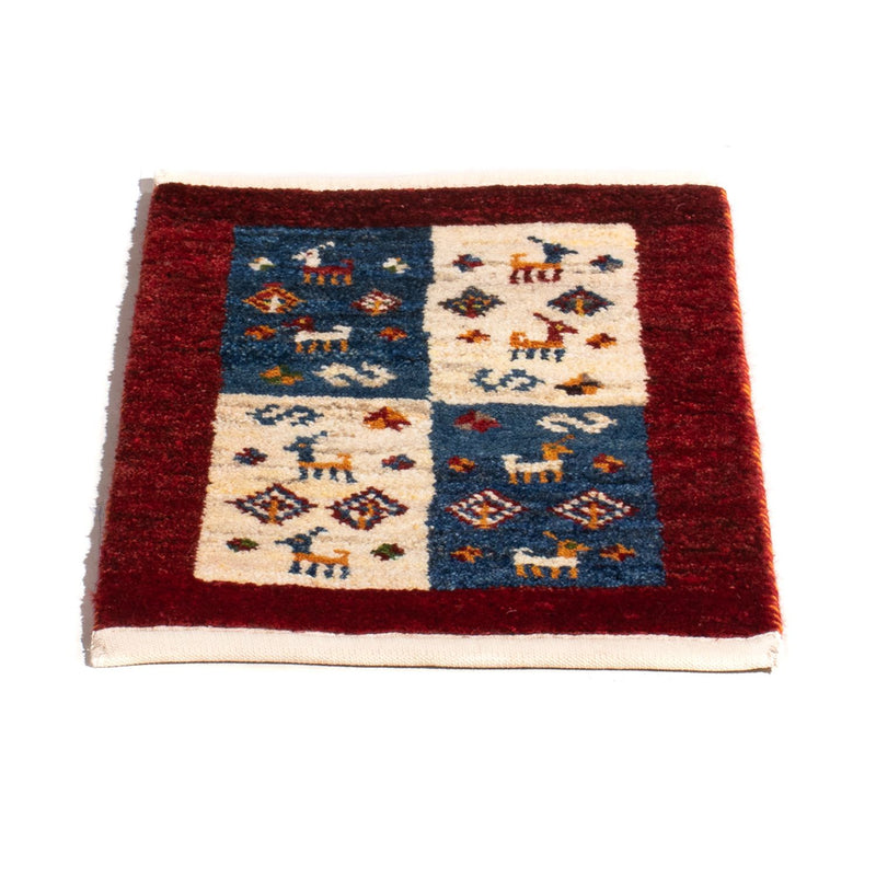 Tapis Gabbeh - Persan - 60 x 40 cm - multicolore