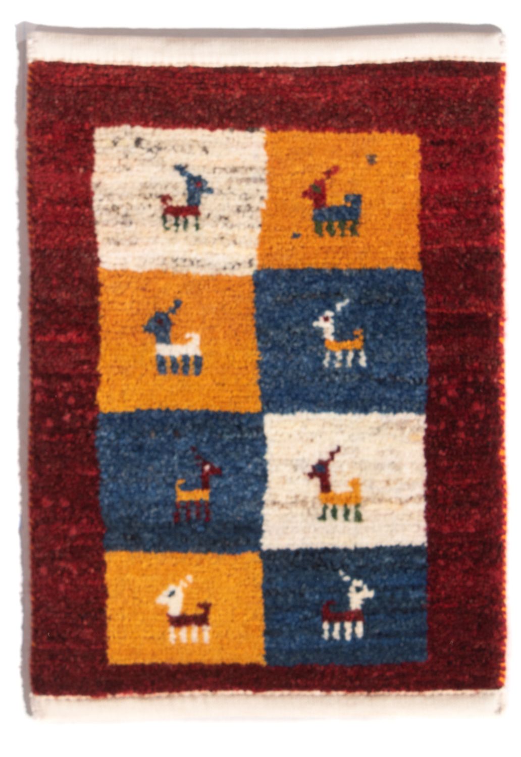 Tapis Gabbeh - Persan - 60 x 40 cm - multicolore