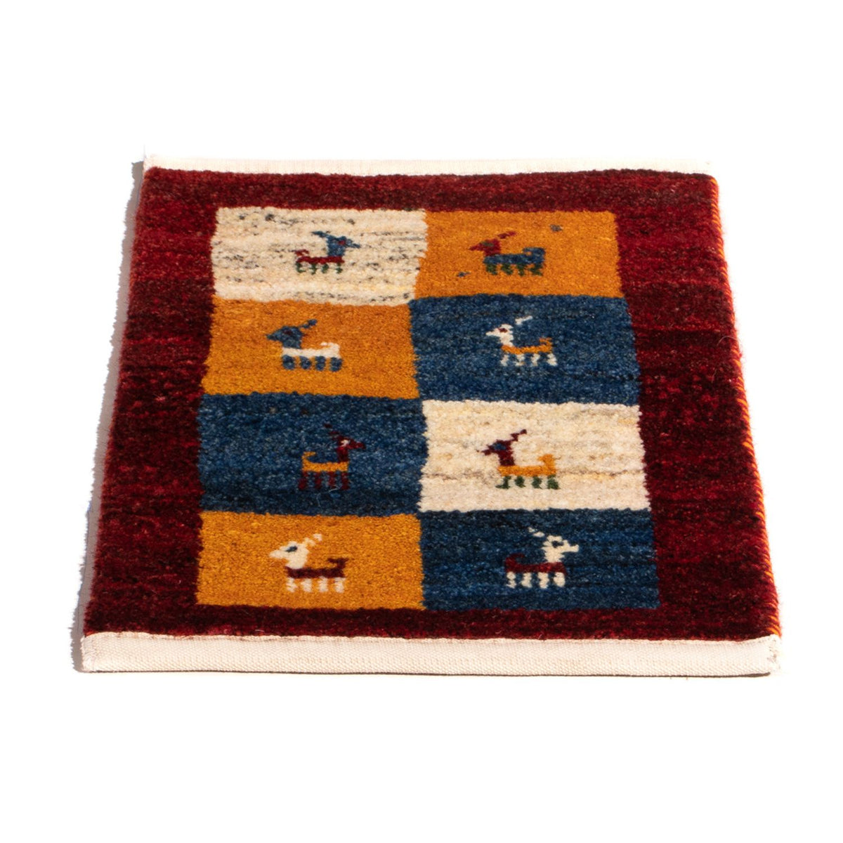 Tapis Gabbeh - Persan - 60 x 40 cm - multicolore