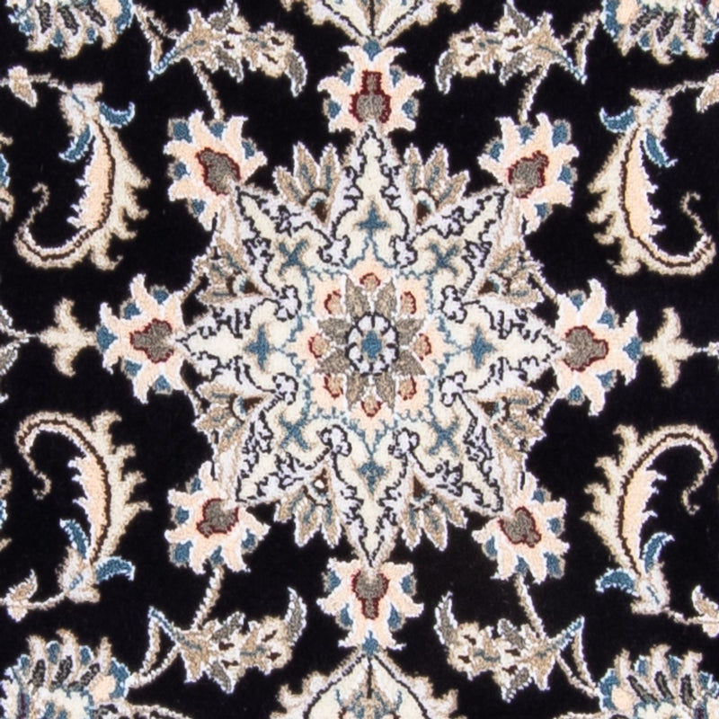 Tapis de couloir Tapis persan - Nain - 297 x 79 cm - bleu foncé