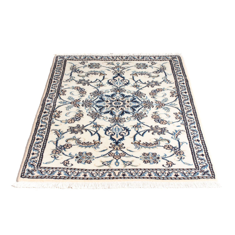 Tapis persan - Nain - 139 x 88 cm - crème