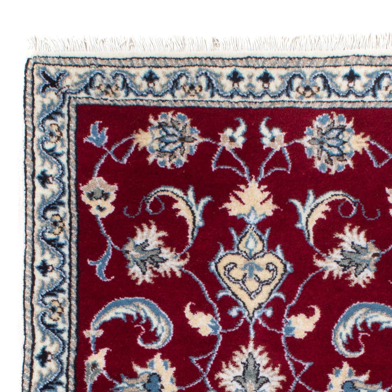 Tapis persan - Nain - 136 x 66 cm - rouge
