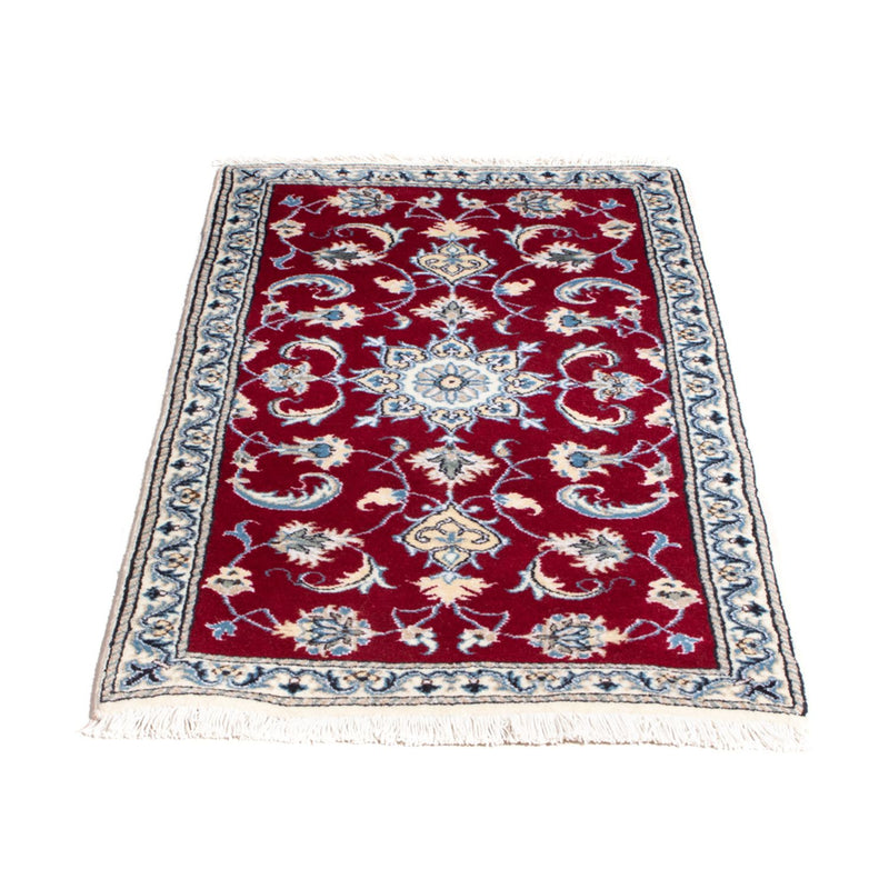 Tapis persan - Nain - 136 x 66 cm - rouge