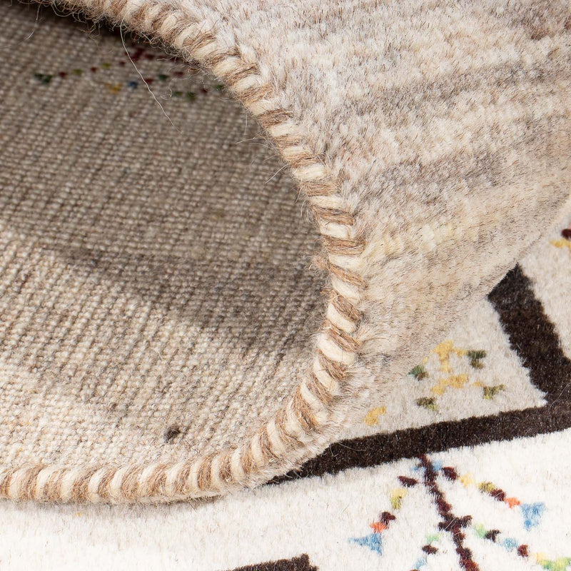 Tapis de couloir Tapis Gabbeh - Loribaft Persan - 199 x 87 cm - naturel
