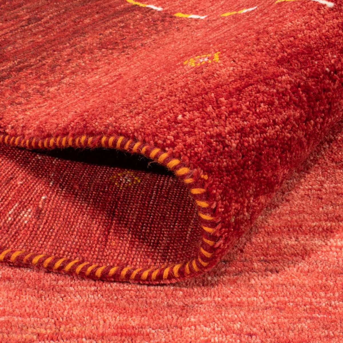 Tapis Gabbeh - Persan - 253 x 177 cm - rouge