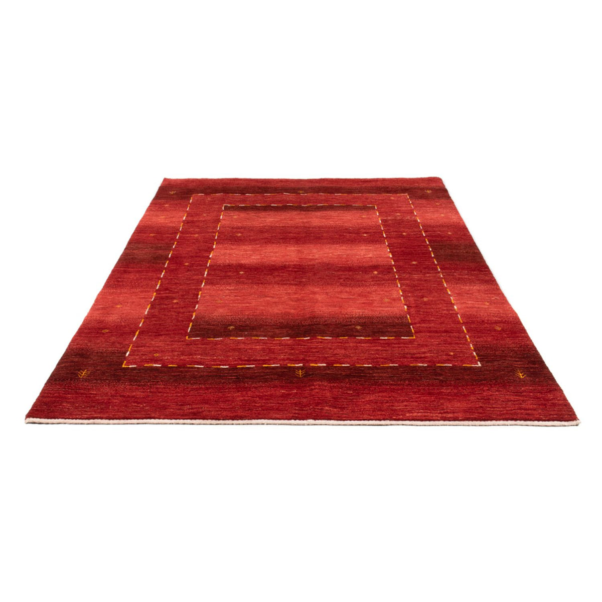 Tapis Gabbeh - Persan - 253 x 177 cm - rouge