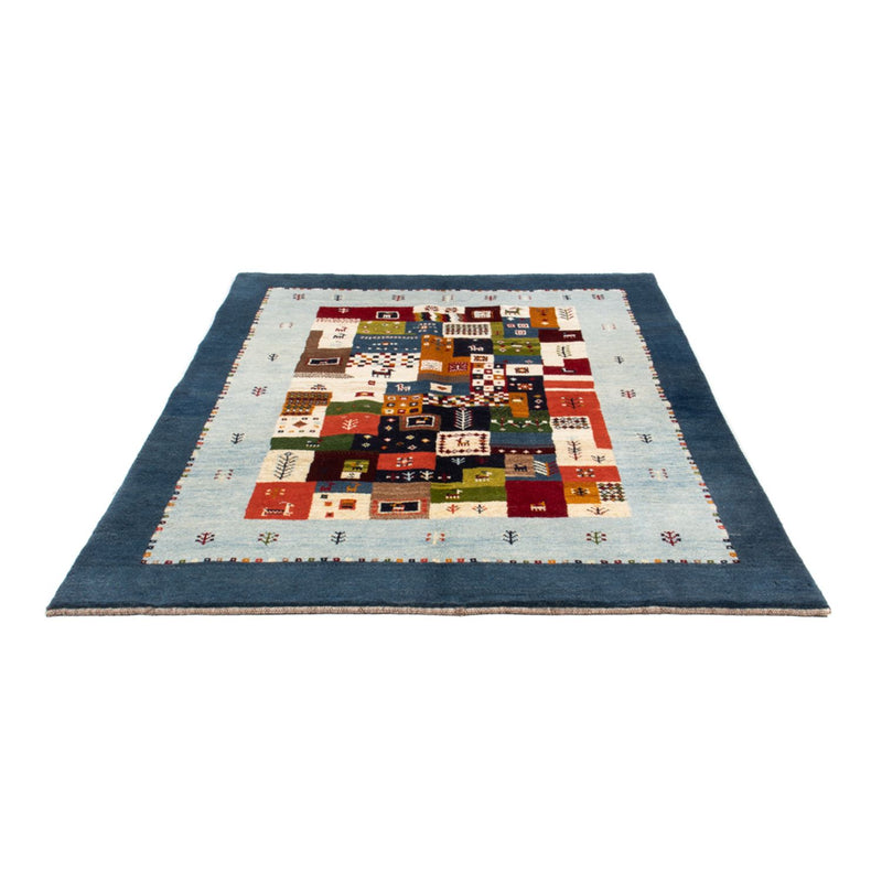 Tapis Gabbeh - Persan - 197 x 156 cm - bleu