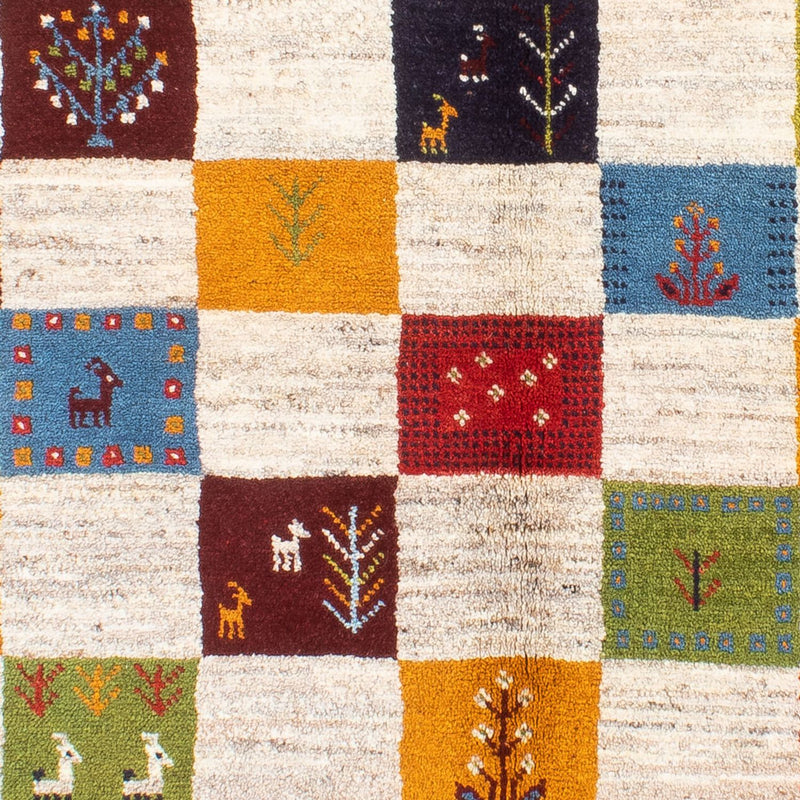 Tapis Gabbeh - Persan - 197 x 155 cm - multicolore