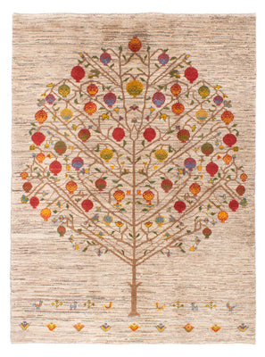 Tapis Gabbeh - Persan - 201 x 148 cm - naturel