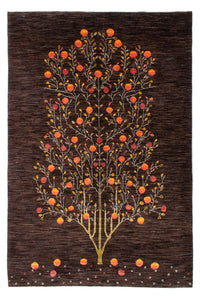 Tapis Gabbeh - Loribaft Persan - 260 x 172 cm - marron