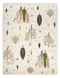 Tapis Gabbeh - Loribaft Persan - 198 x 155 cm - naturel
