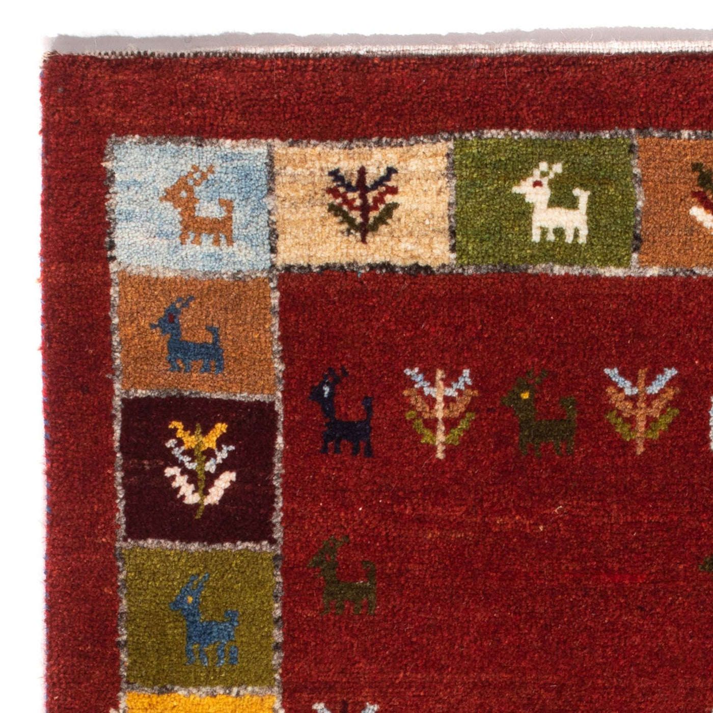 Tapis Gabbeh persan Tapis 88x61cm - Perserteppich Wollteppich