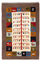 Tapis Gabbeh persan Tapis 61x88cm - Perserteppich Wollteppich