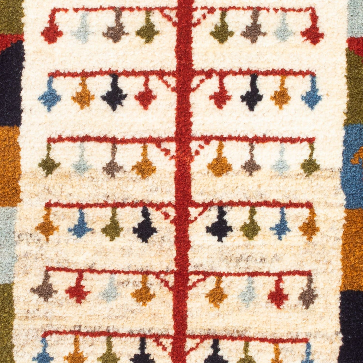 Tapis Gabbeh - Persan - 88 x 61 cm - multicolore