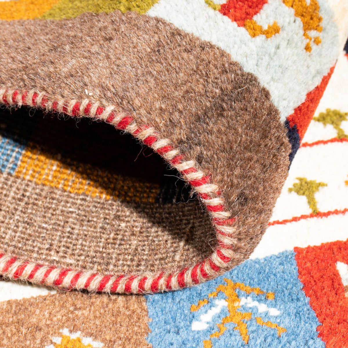 Tapis Gabbeh - Persan - 88 x 61 cm - multicolore