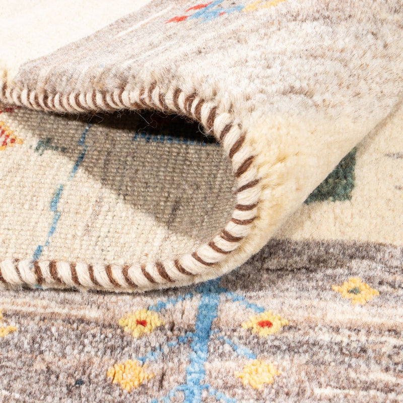 Tapis Gabbeh - Persan - 187 x 148 cm - naturel