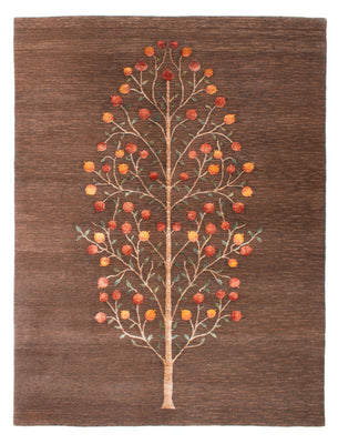 Tapis design - 249 x 187 cm - marron
