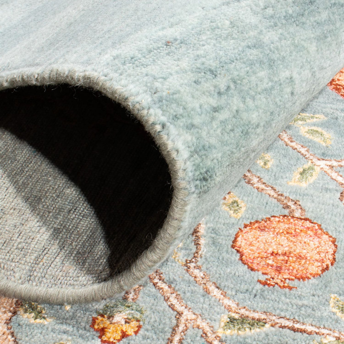 Tapis design - 253 x 184 cm - turquoise