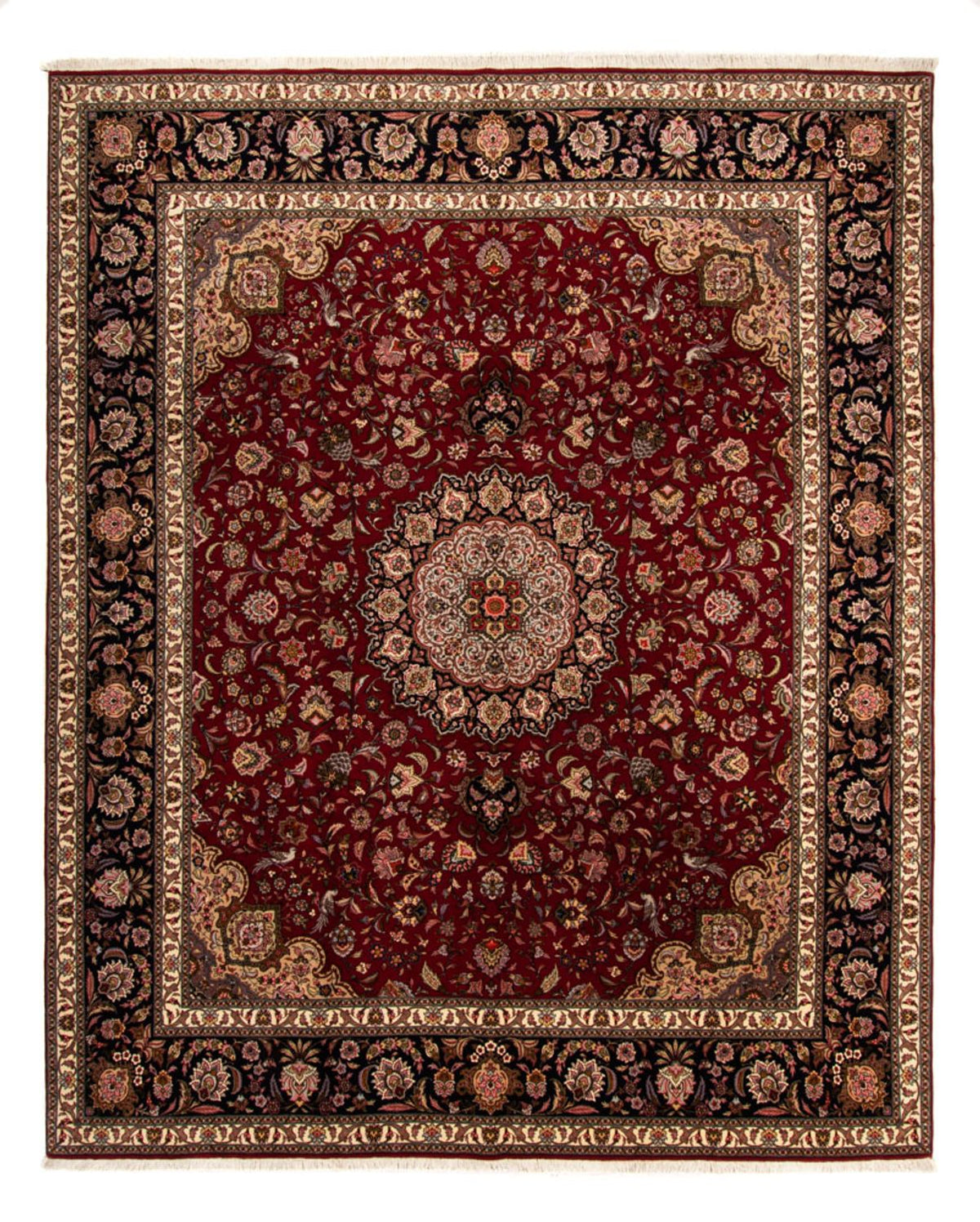 Tapis persan - Tabriz - Royal - 302 x 250 cm - rouge