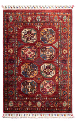 Tapis Ziegler - Ariana - 117 x 80 cm - rouge foncé