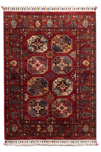 Tapis Ziegler - Ariana - 116 x 80 cm - rouge foncé