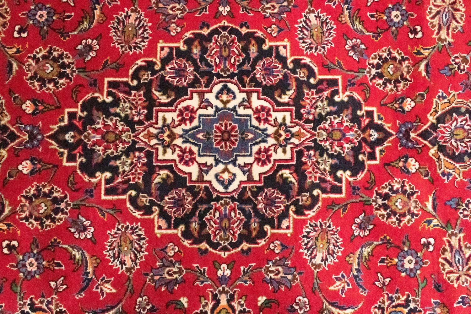 Tapis persan - Keshan - 303 x 202 cm - rouge