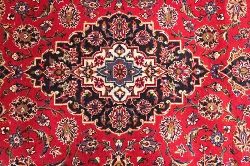 Tapis persan - Keshan - 303 x 202 cm - rouge