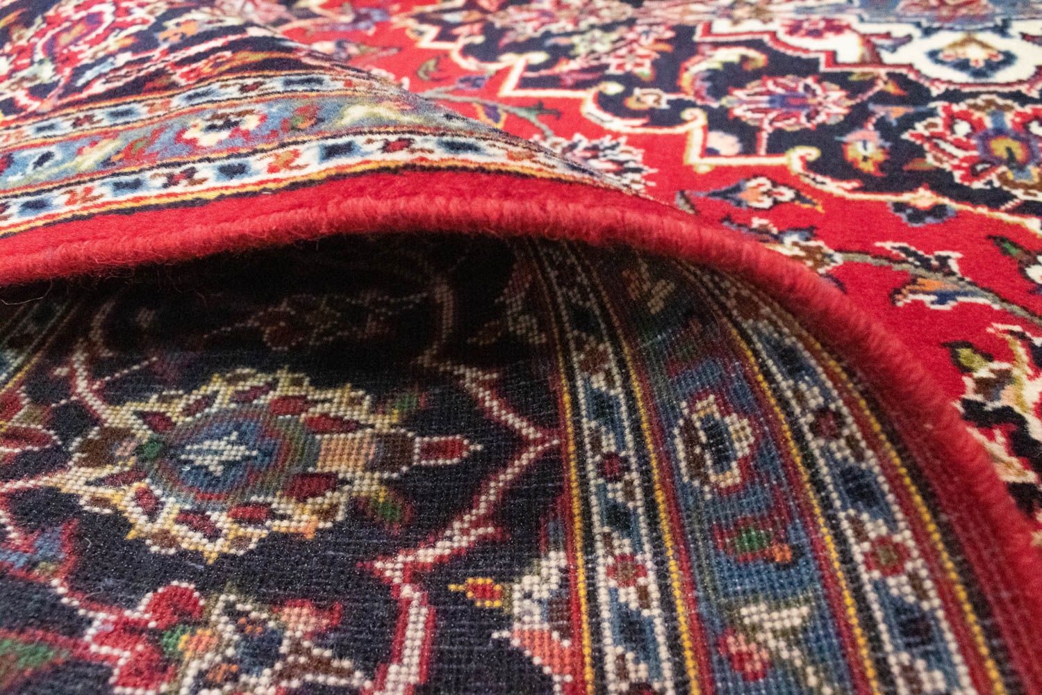 Tapis persan - Keshan - 303 x 202 cm - rouge