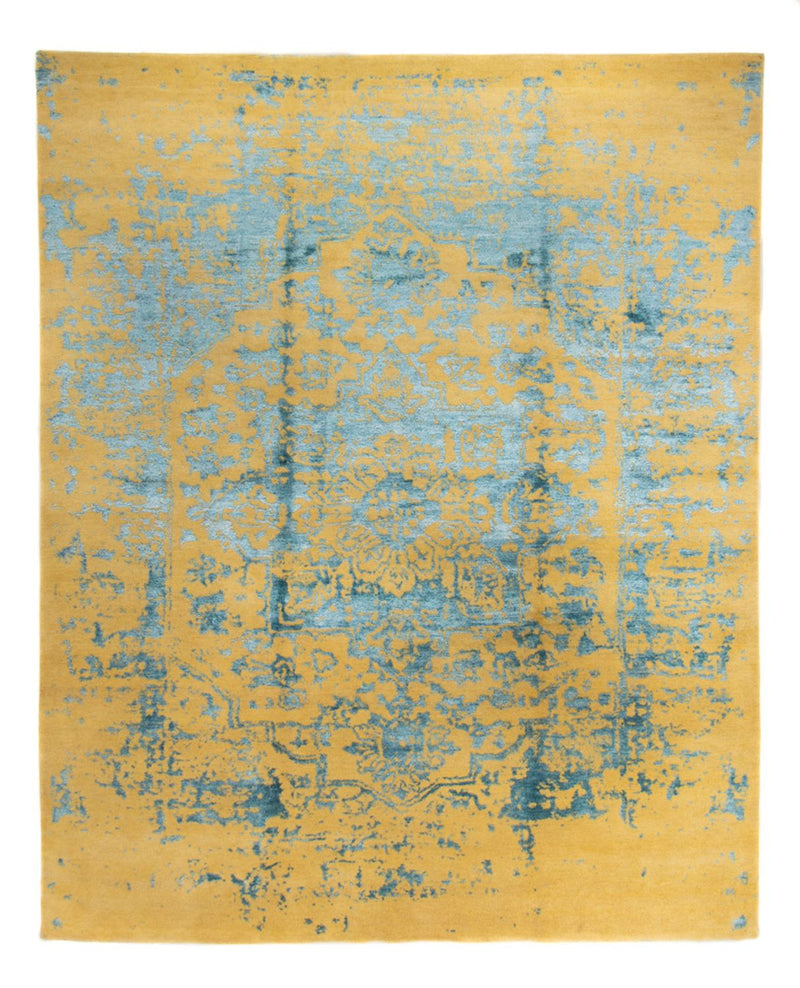 Tapis design - 305 x 251 cm - turquoise