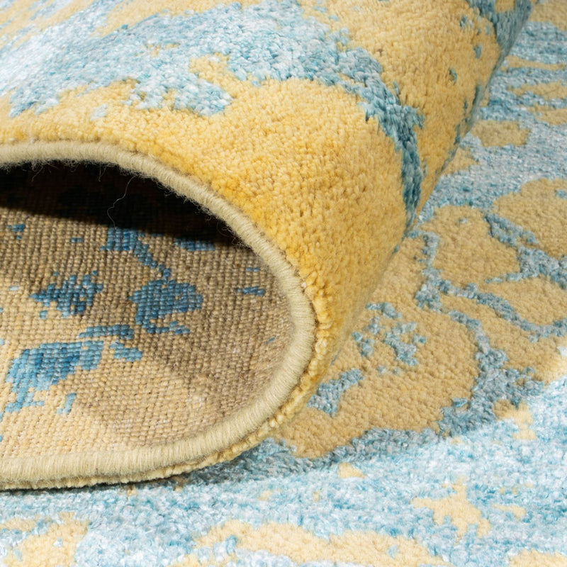 Tapis design - 305 x 251 cm - turquoise