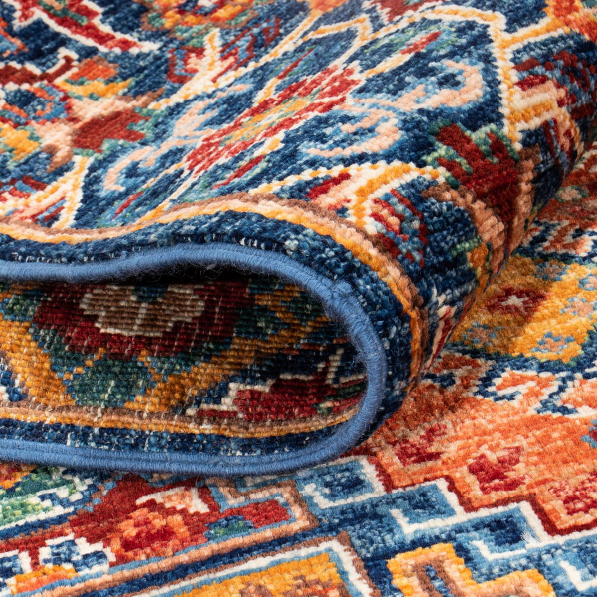 Tapis de couloir Tapis Ziegler - Ariana - 294 x 83 cm - bleu