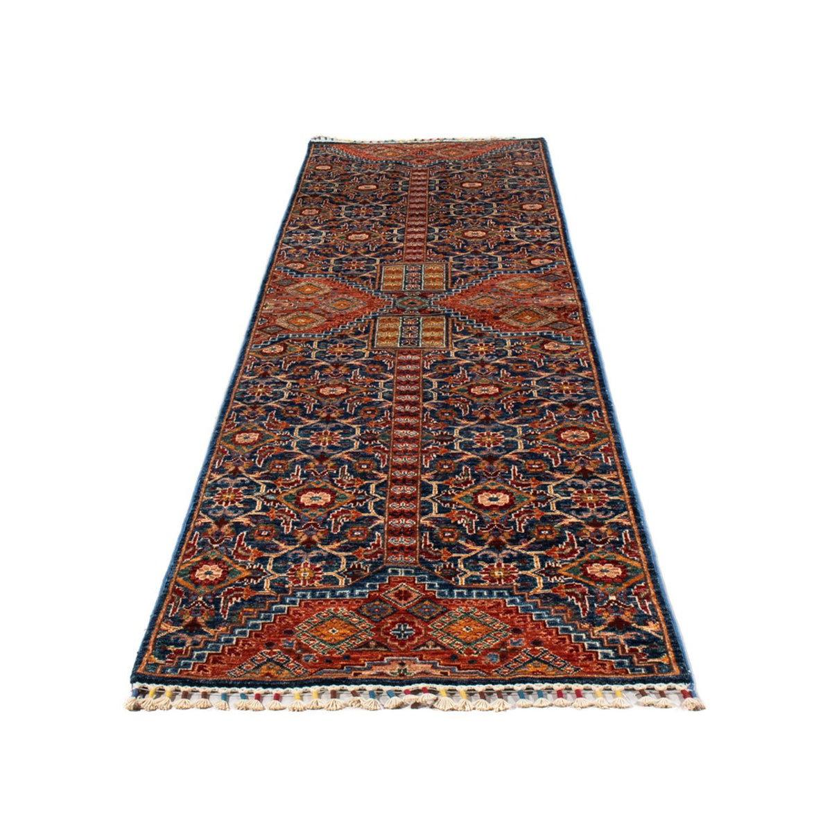 Tapis de couloir Tapis Ziegler - Ariana - 294 x 83 cm - bleu